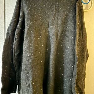 Apt. 9 Black Speckled Crewneck Sweater